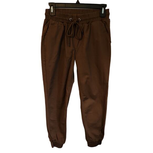 Papaya Brown Khaki Joggers with Pockets Size Small - Picture 7 of 14
